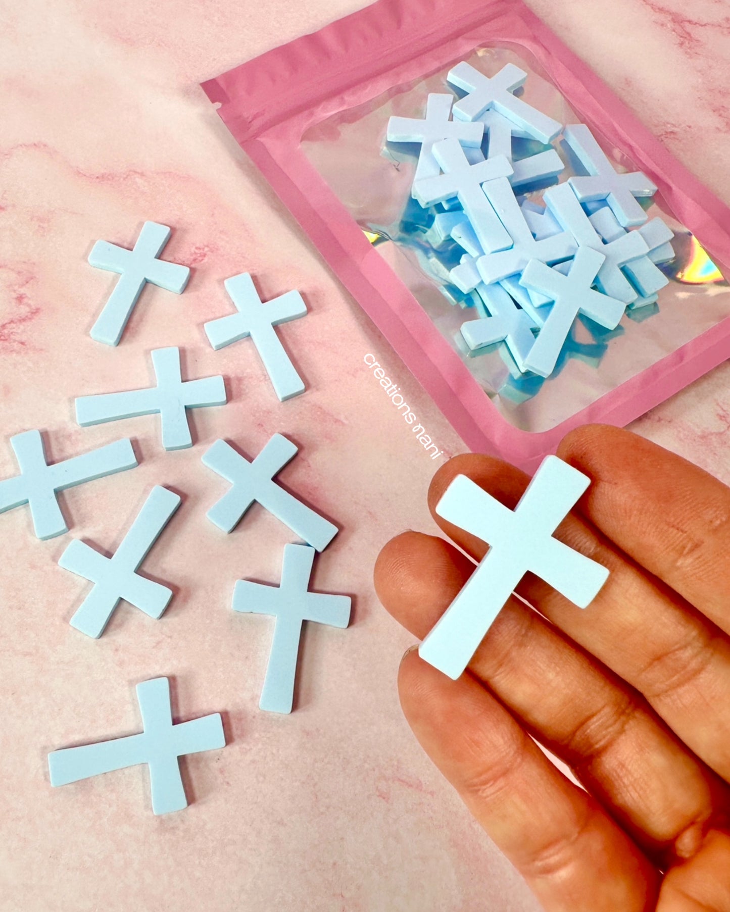 Color Acrylic Charms (Just Cut)