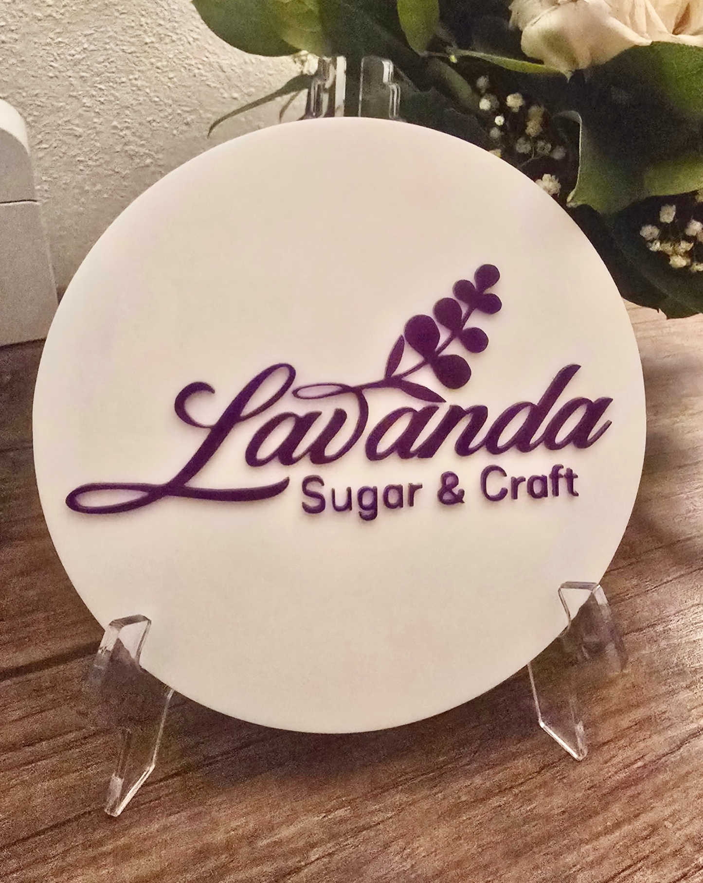 Acrylic Logo Circle - 2 layers