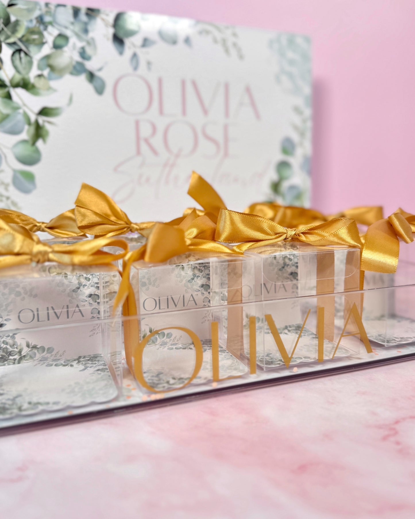 Acrylic tray - Welcome Baby