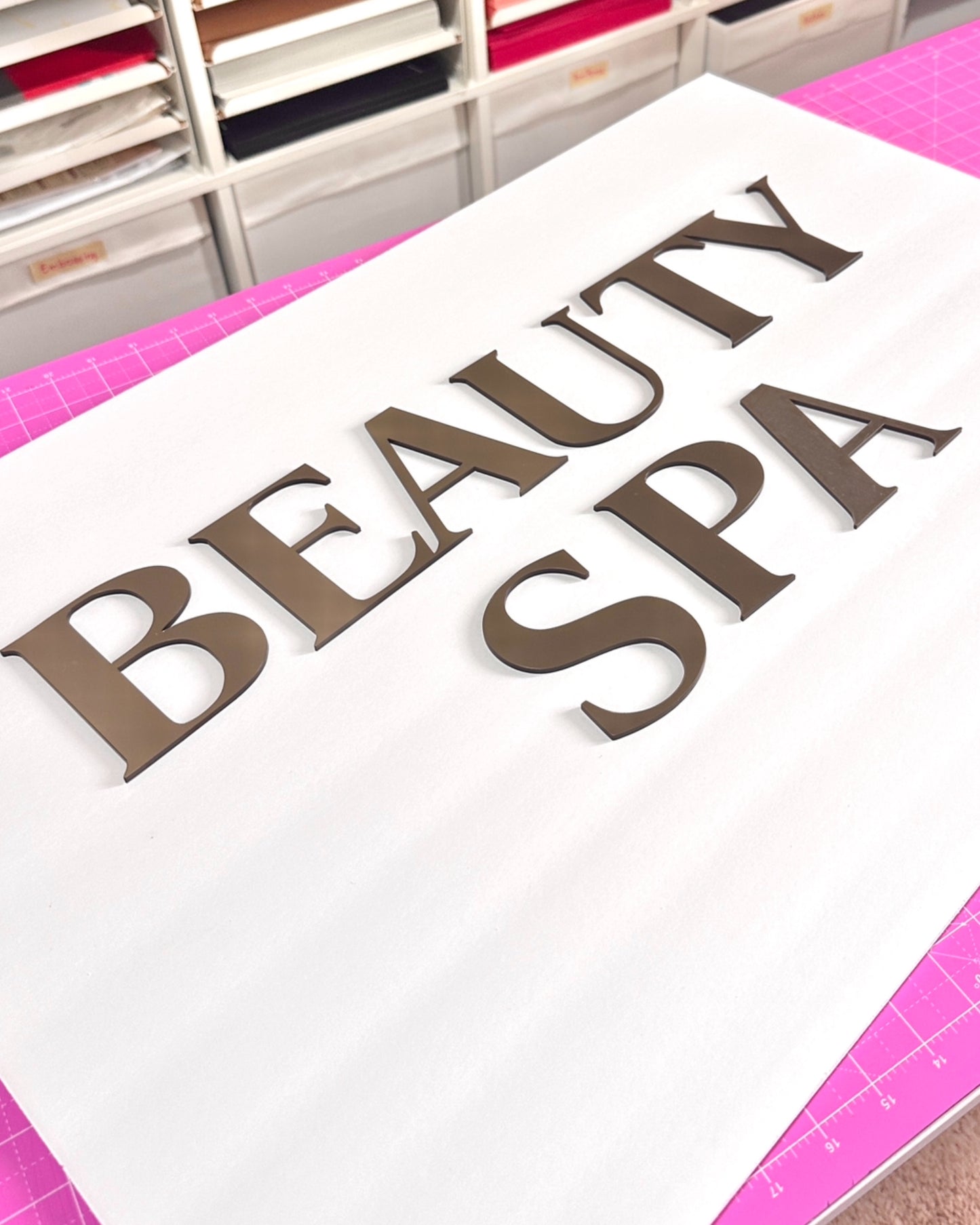 Acrylic Logo (Metallic)