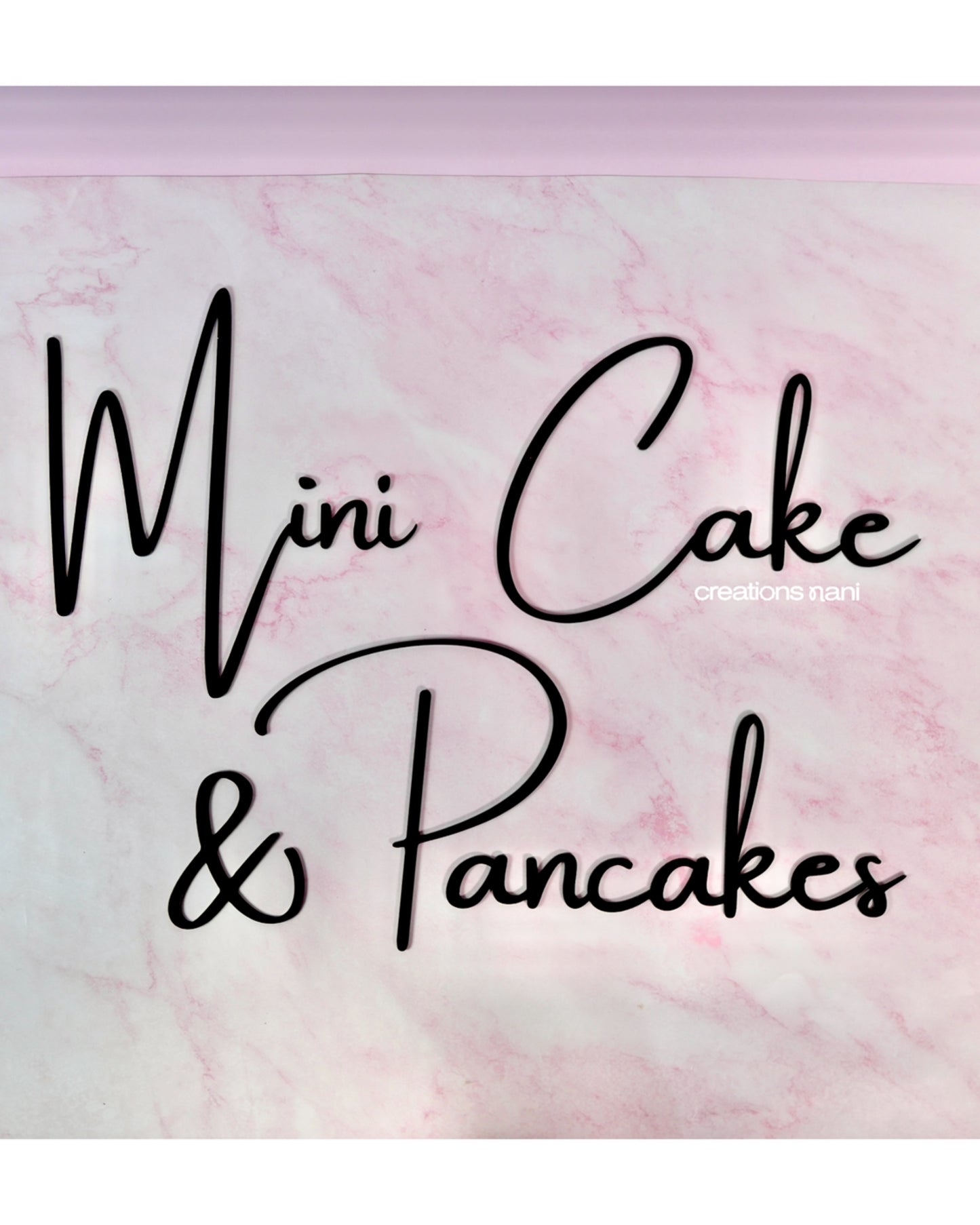 Acrylic Logo (solid color)