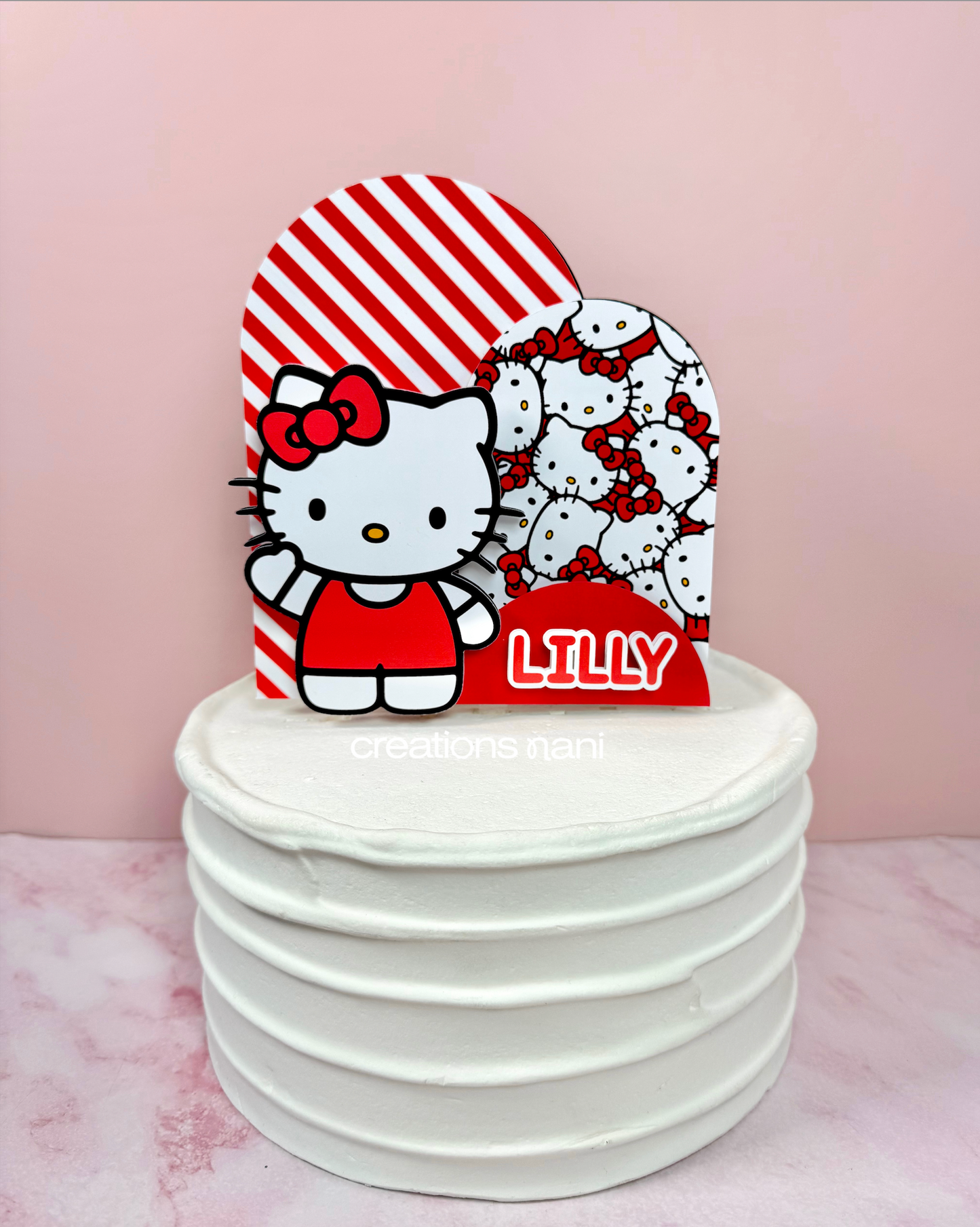 Cake Topper - Arch Background