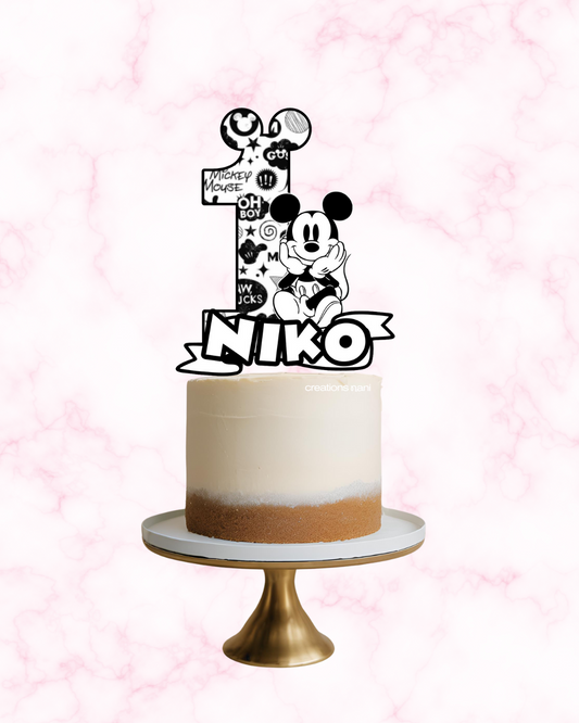 Custom Cake Topper - Number