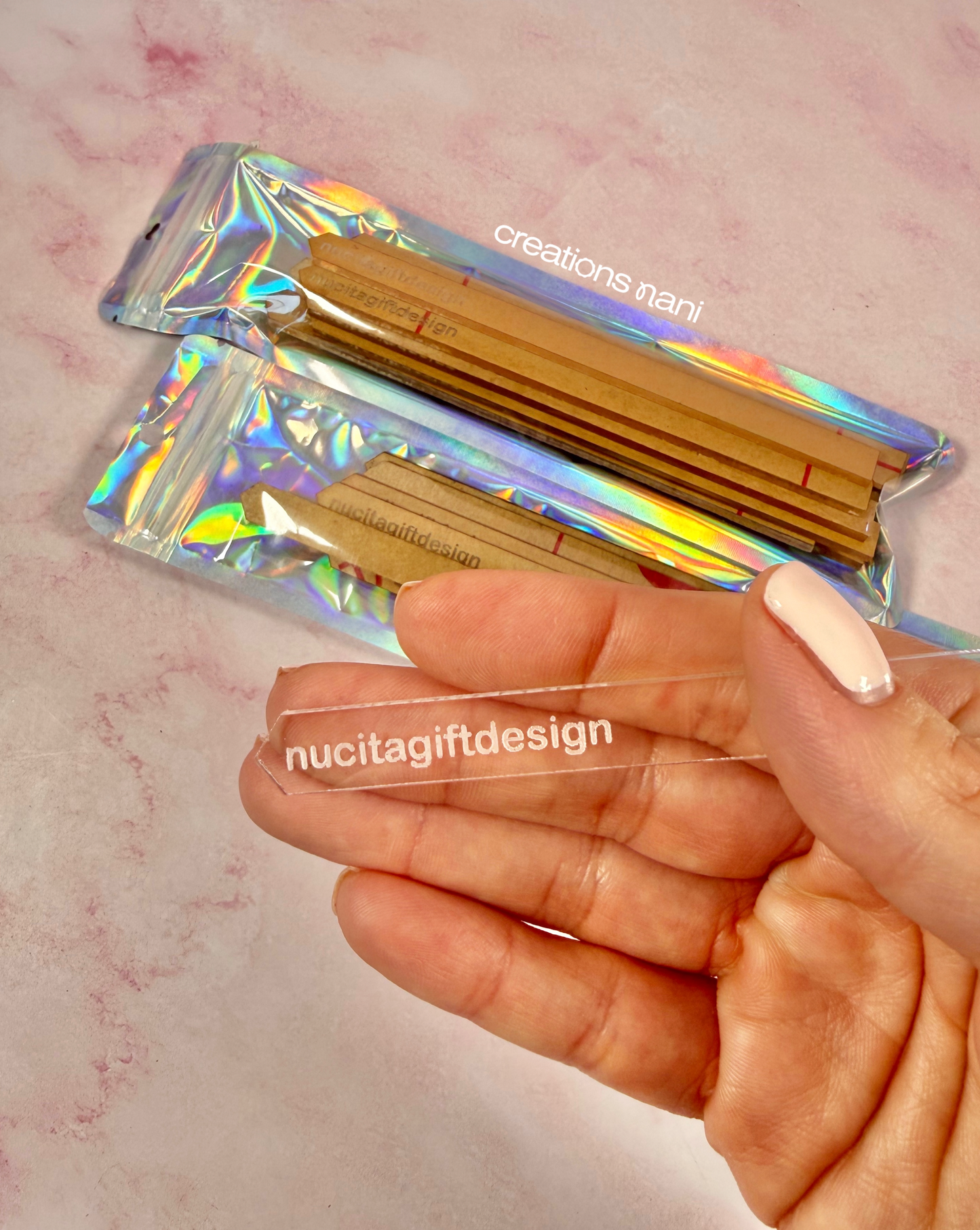 Custom Acrylic Cake Topper Sticks