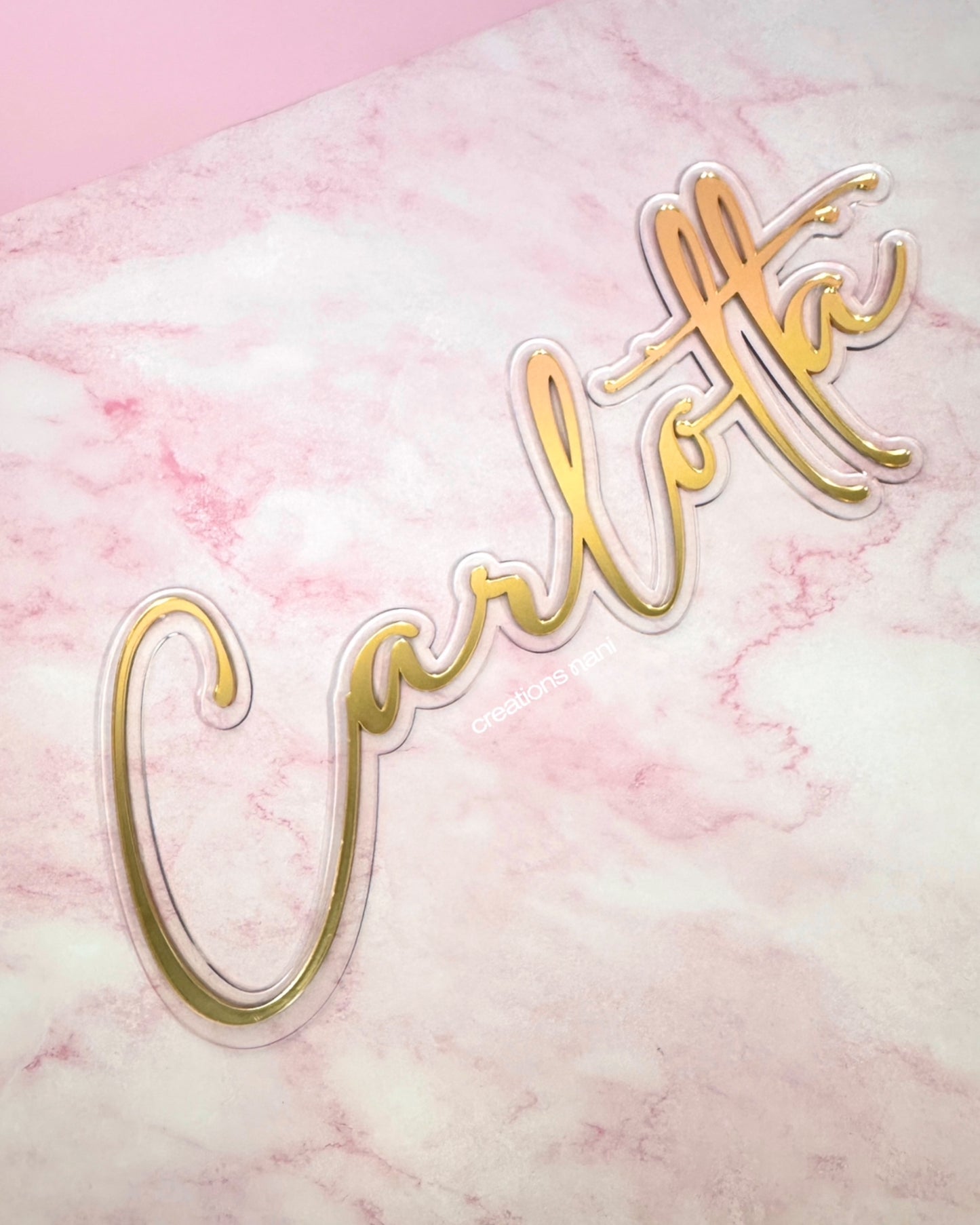 Acrylic Logo (Metallic)