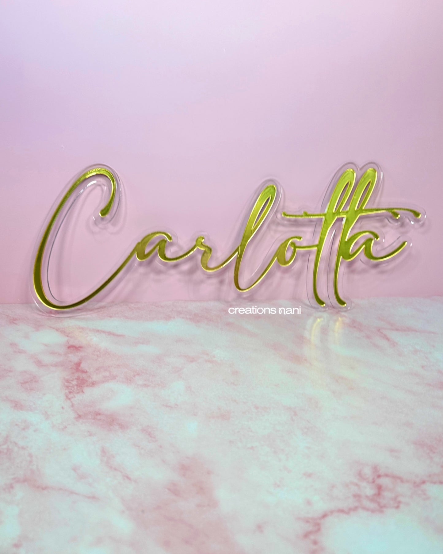 Acrylic Logo (Metallic)