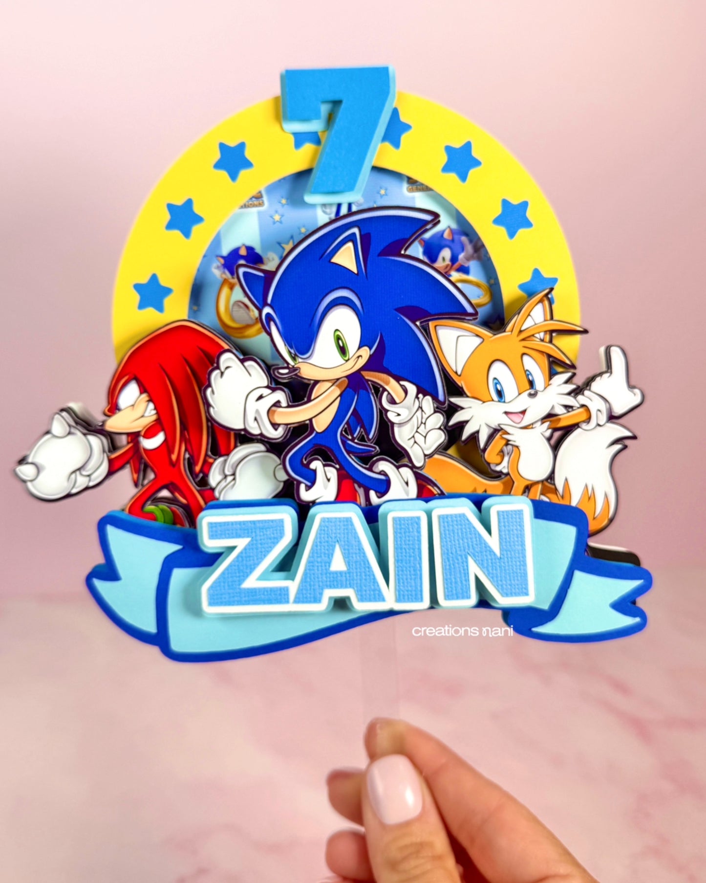 Cake Topper - Circle