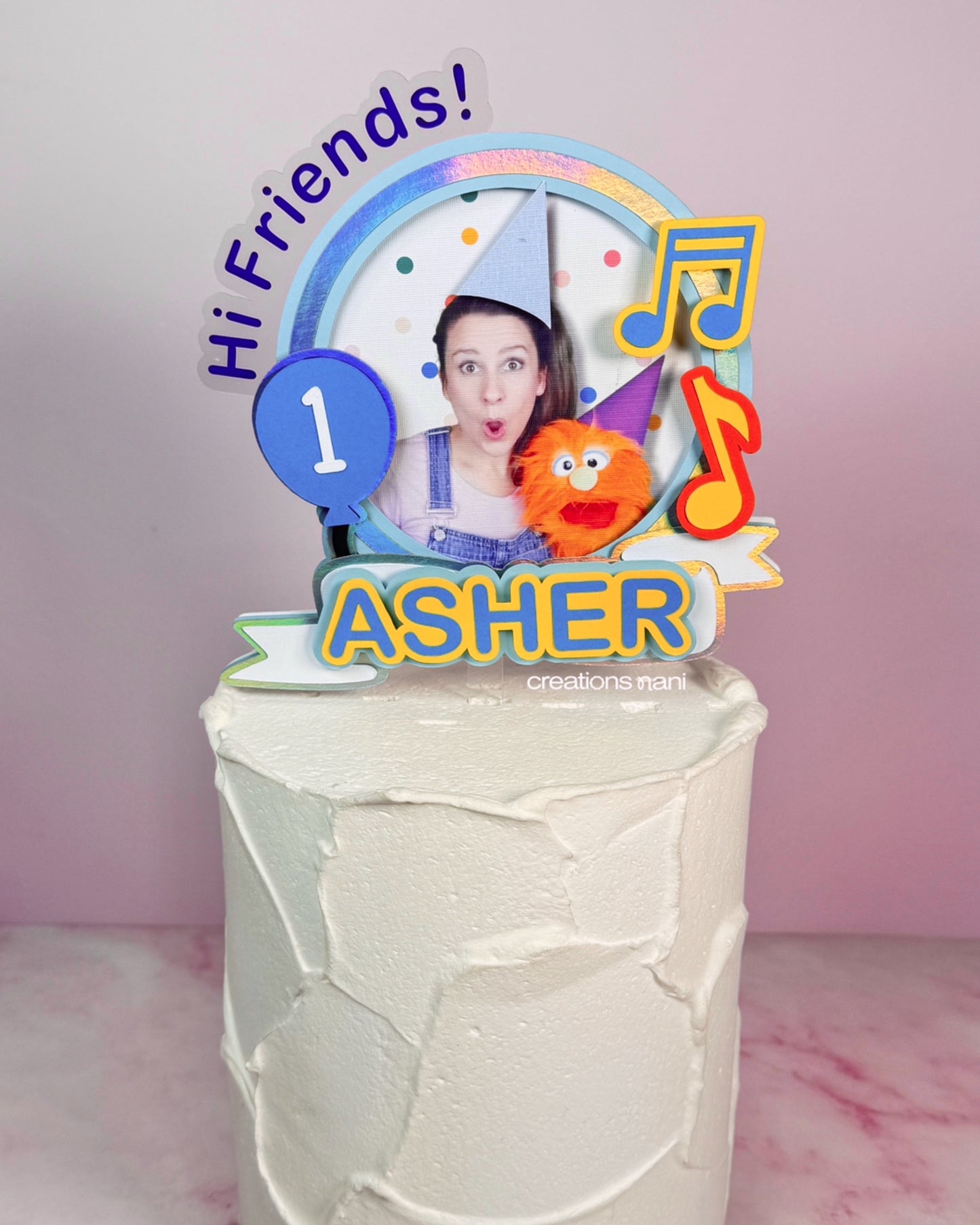 Cake Topper - Circle