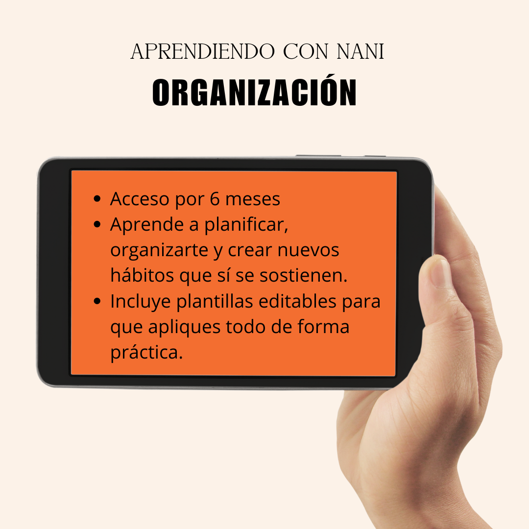 Organización - Clase Grabada