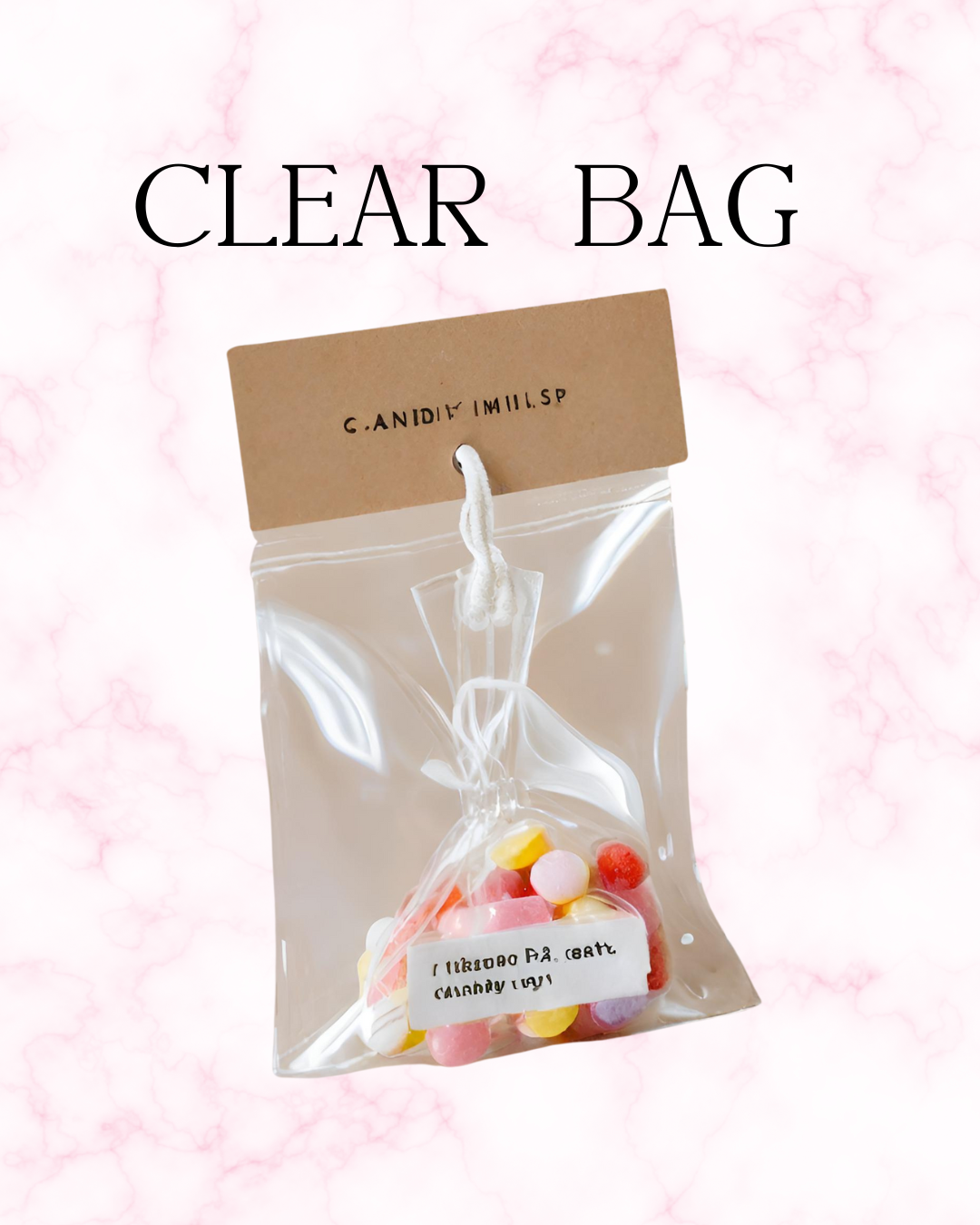 Clear Candy Bag