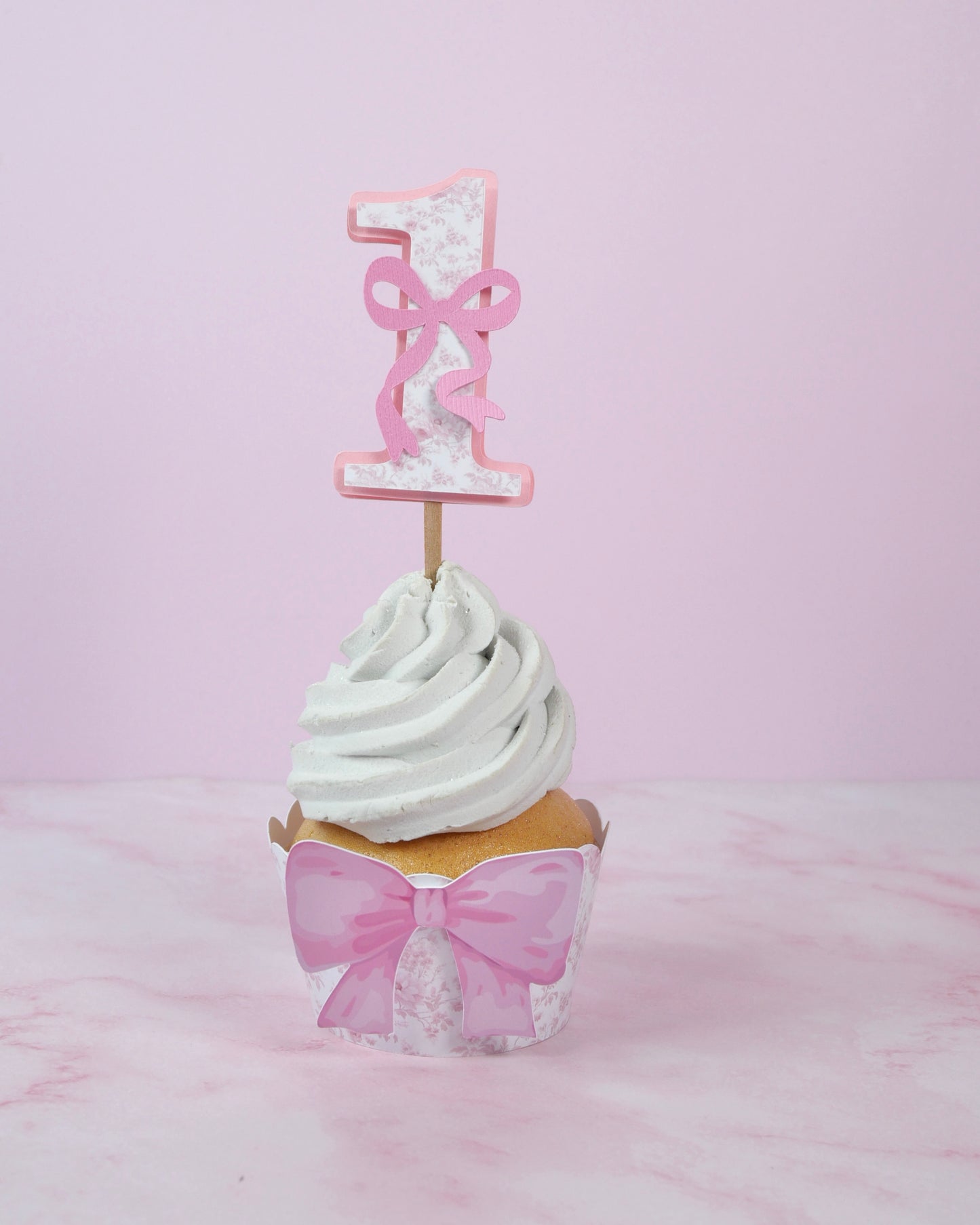 Combo - Cupcake  Toppers and Wrappers