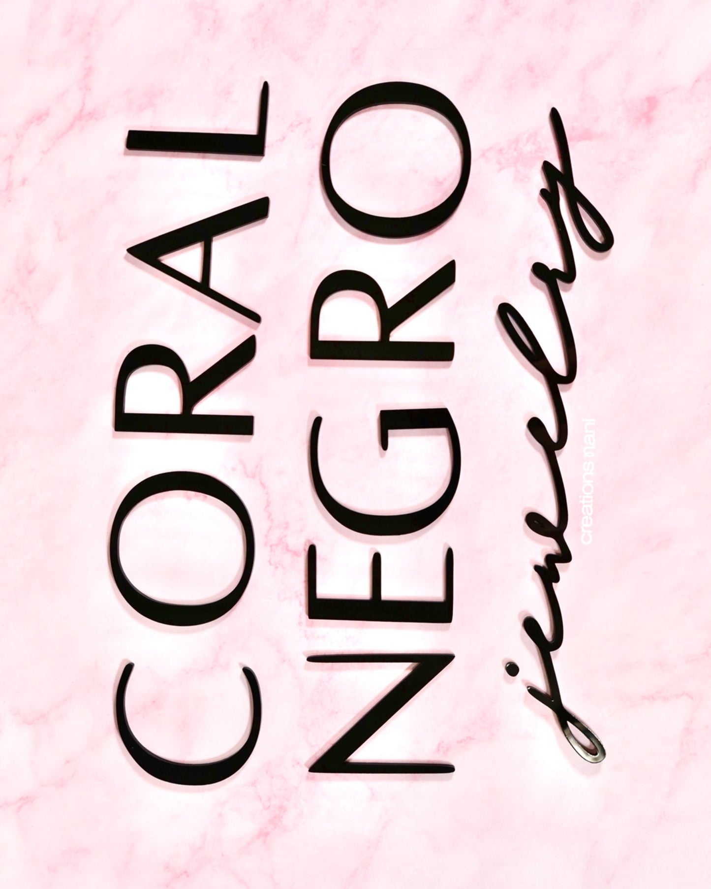 Acrylic Logo (solid color)