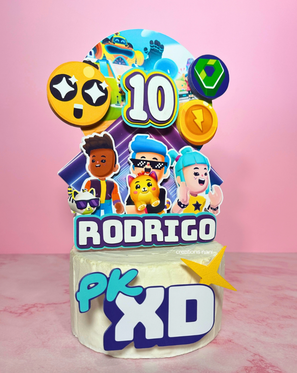 Cake Topper - Two Pieces