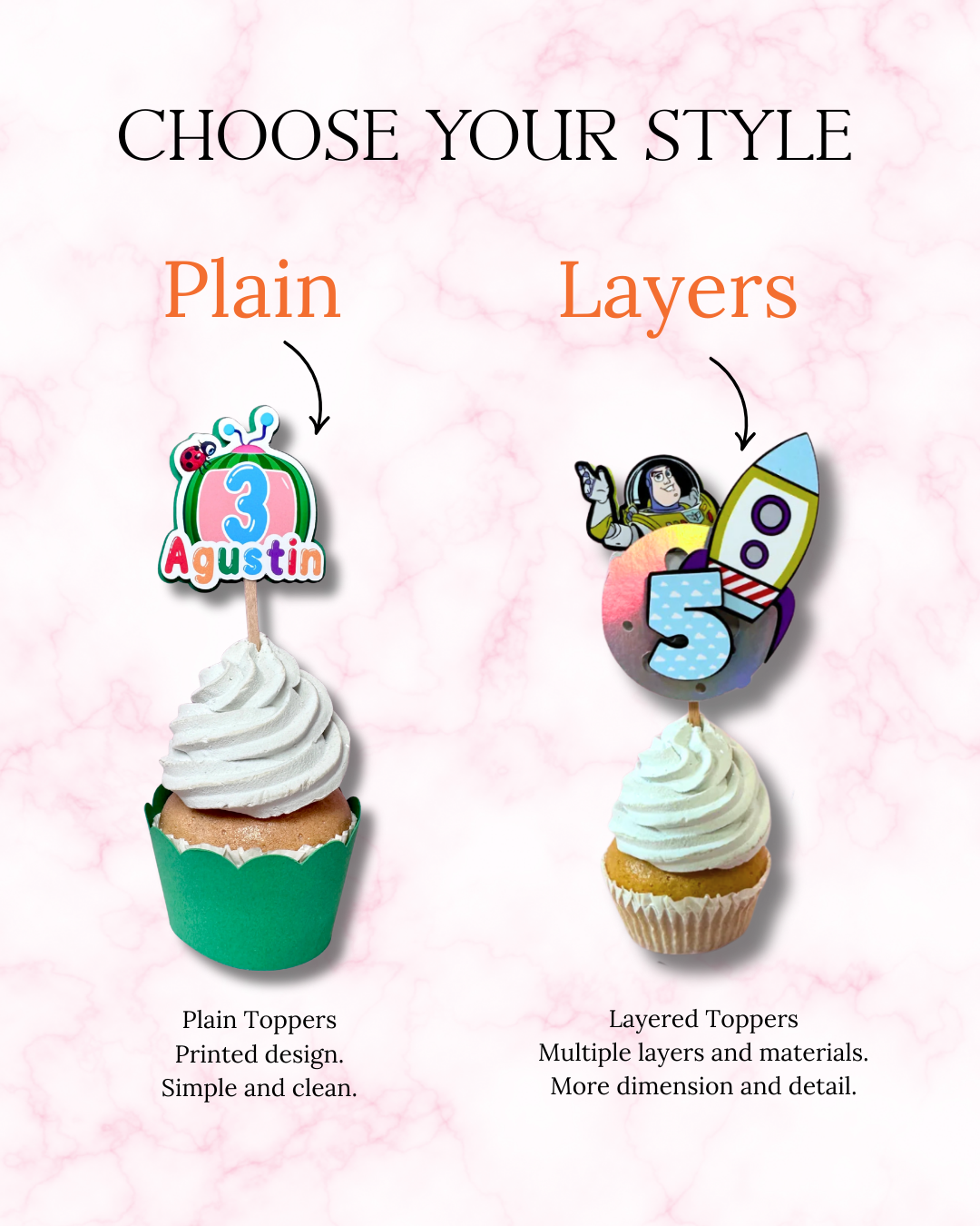 Cupcake Toppers