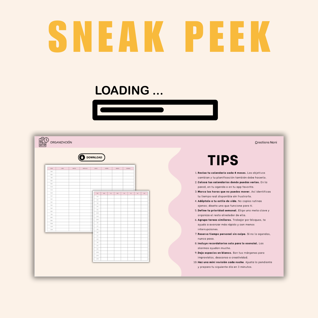 Organización - Clase Grabada