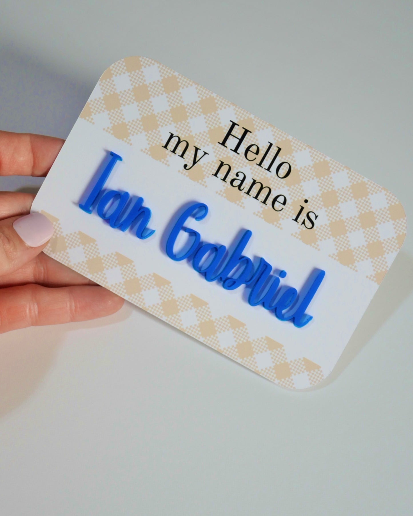 Hello my name is... Announcement