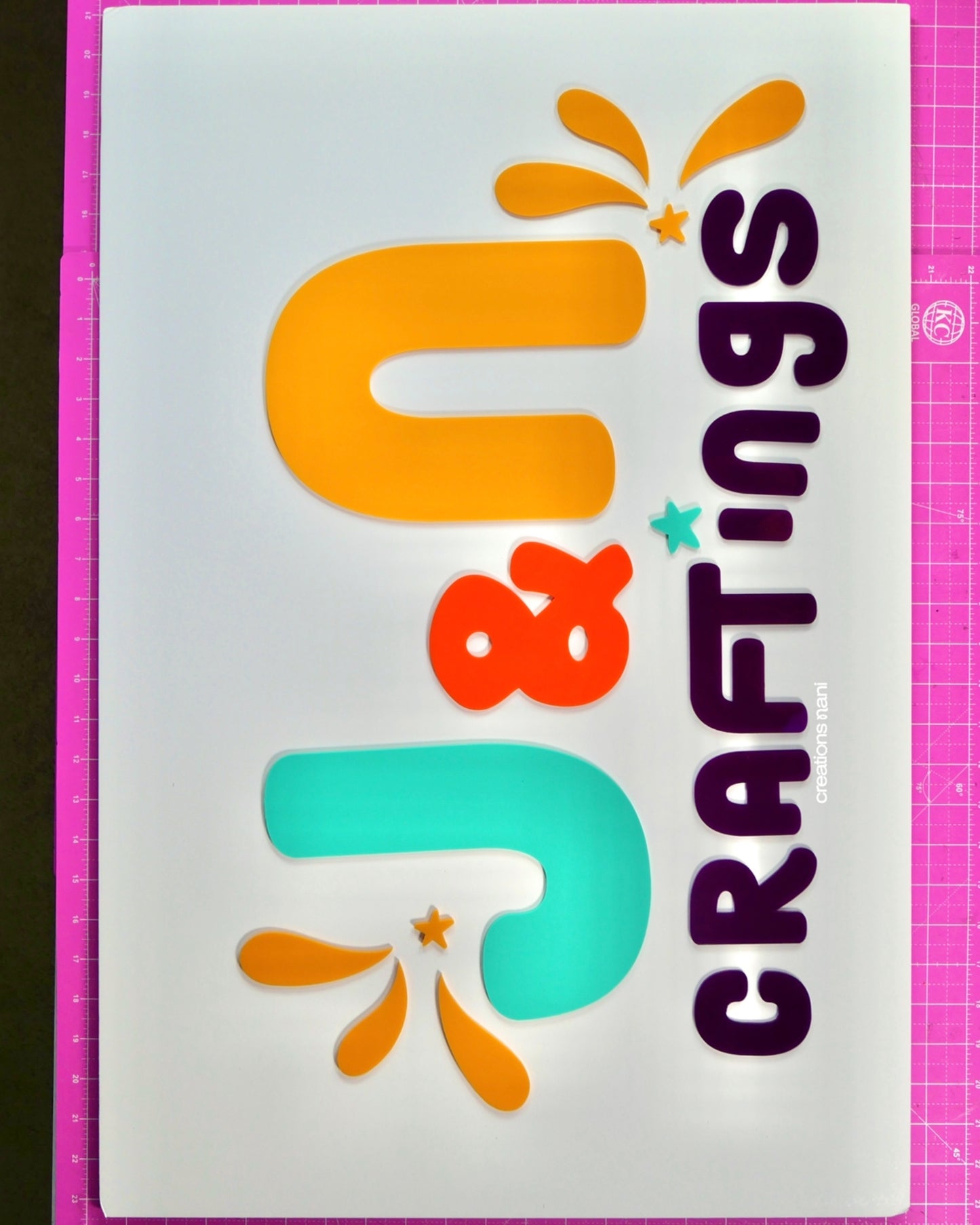 Acrylic Logo (Multicolor)