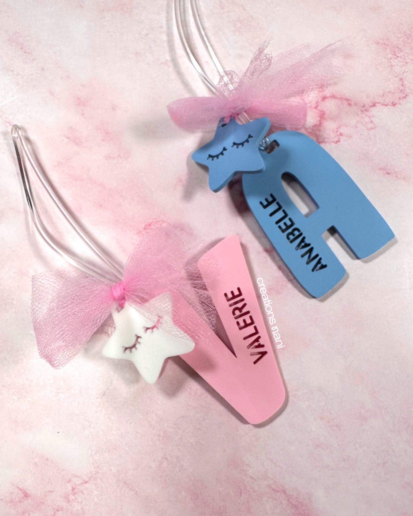 Keychain - Name with a little star
