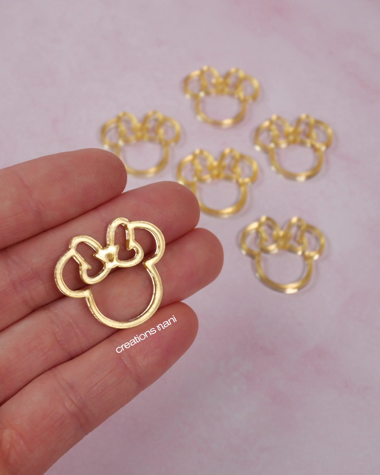 Metallic acrylic charms (Just Cut)