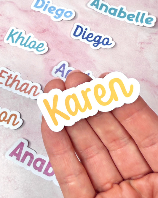 Name Stickers