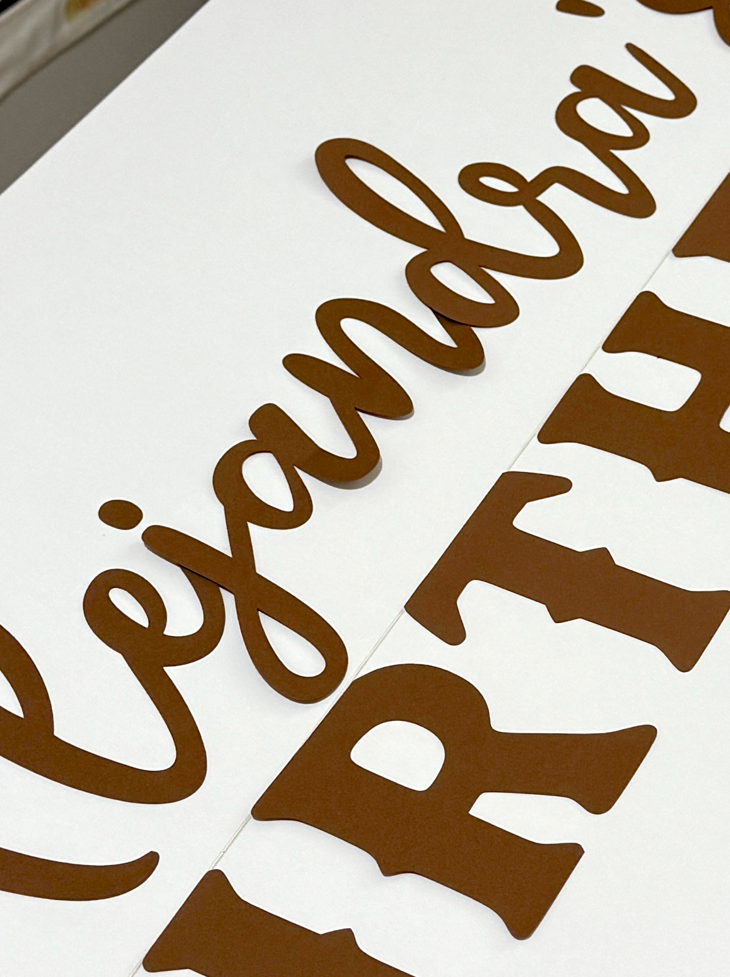 Banner - Letters