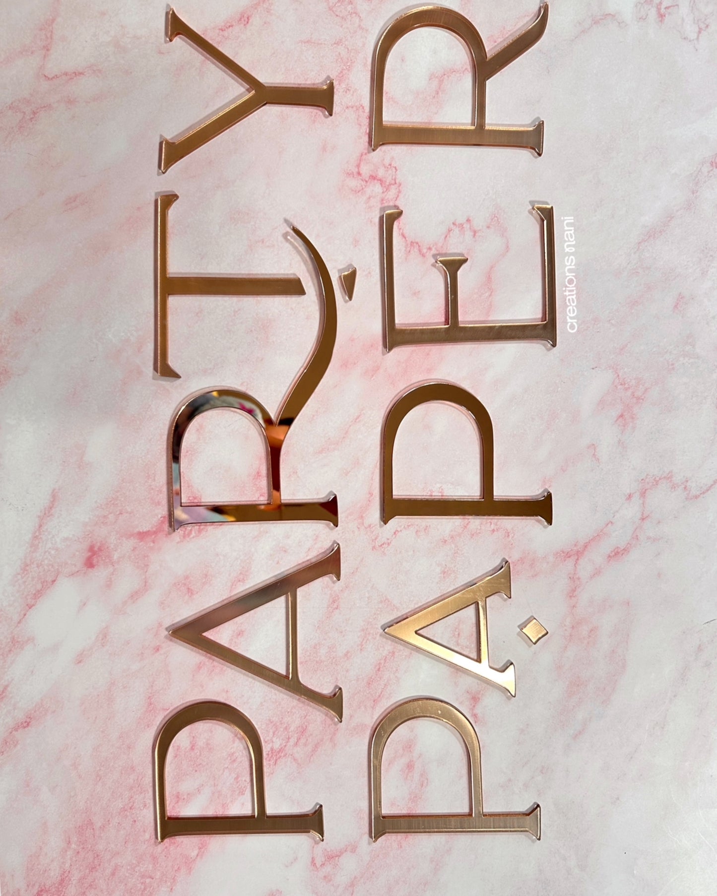 Acrylic Logo (Metallic)