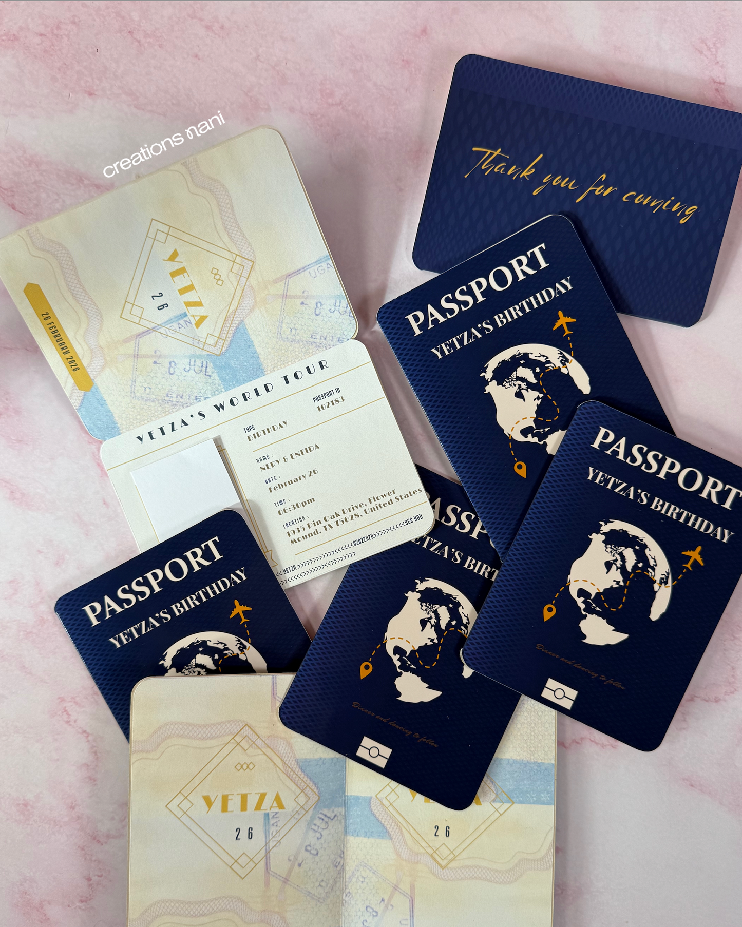 Physical Invitations - Deluxe