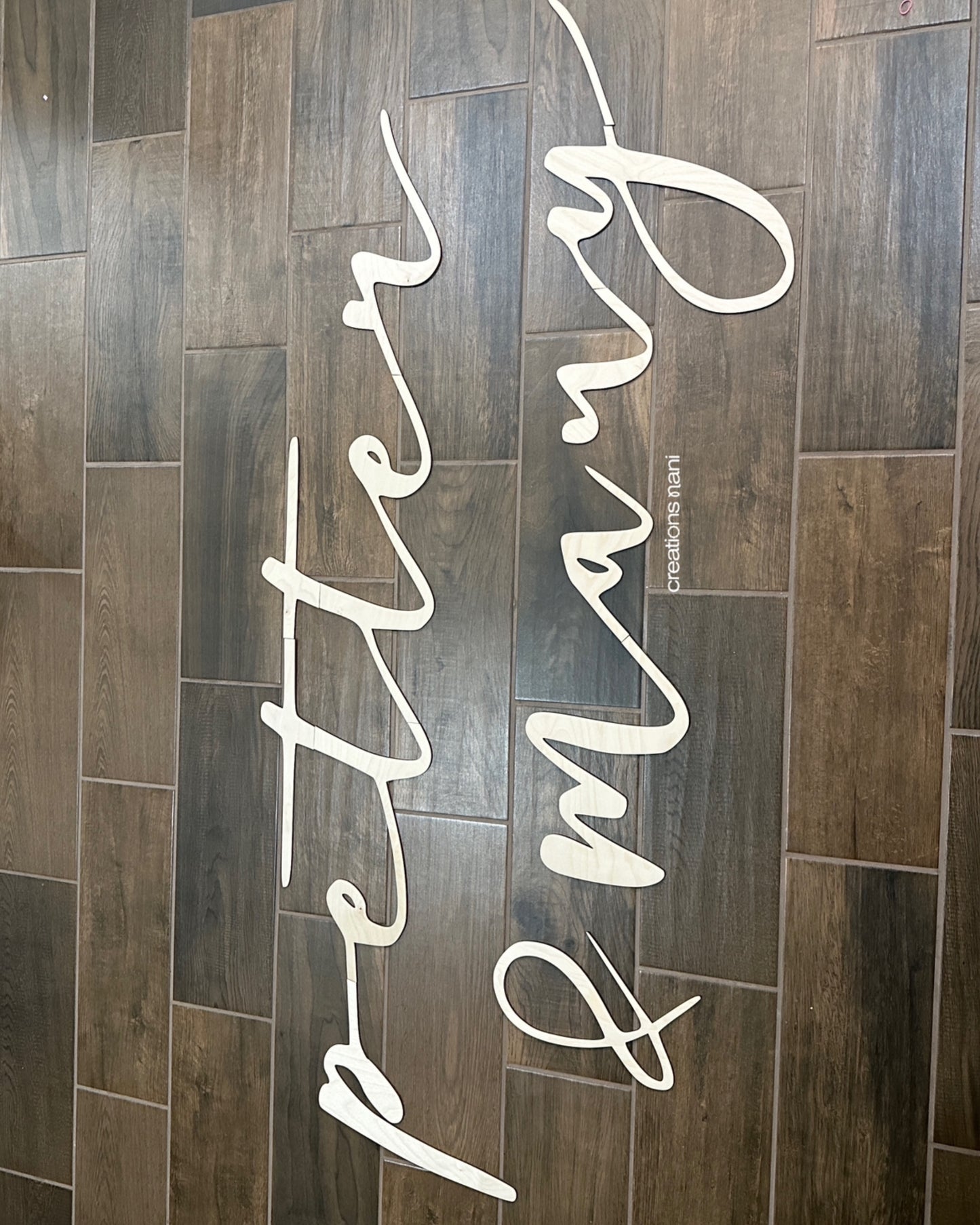 Acrylic Logo (solid color)