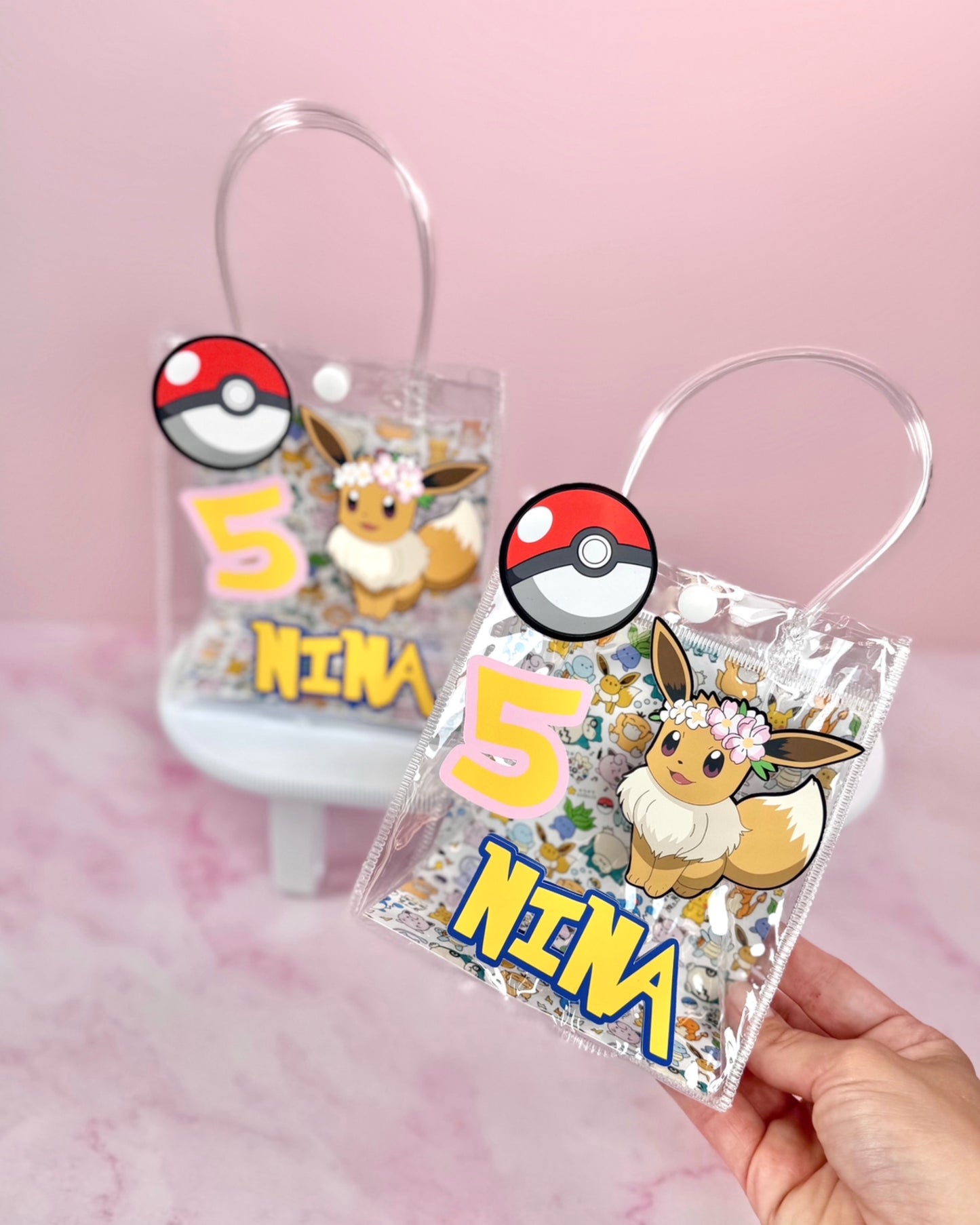 Clear Plastic Gift Bags with Handles