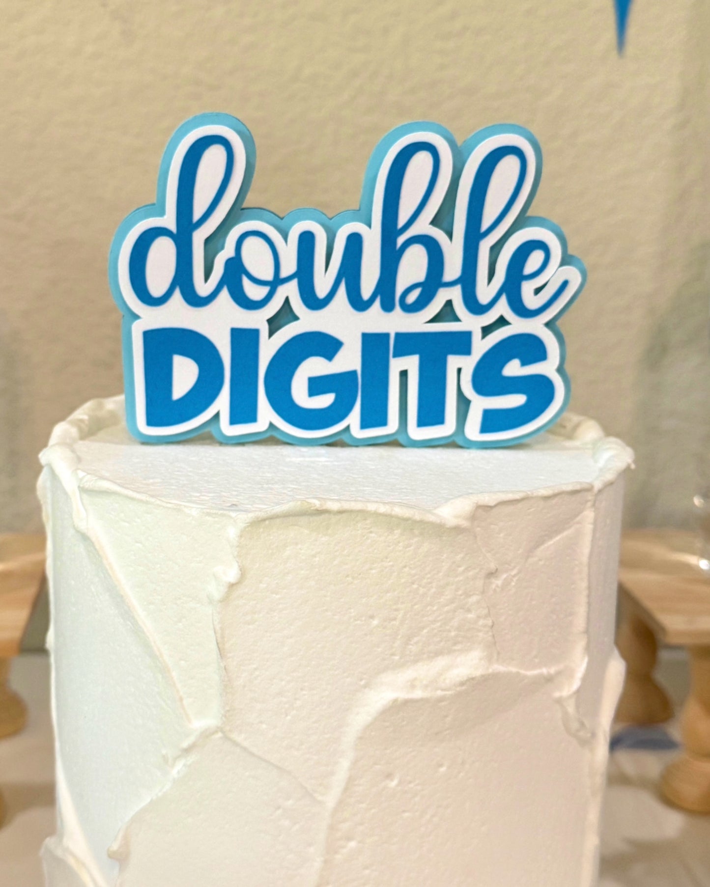 Cake Topper - Simple Lettering