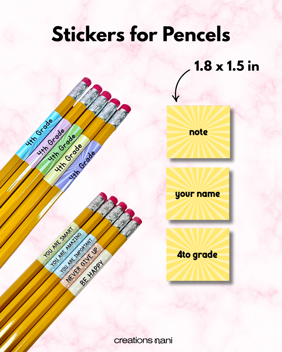 Pencils Stickers