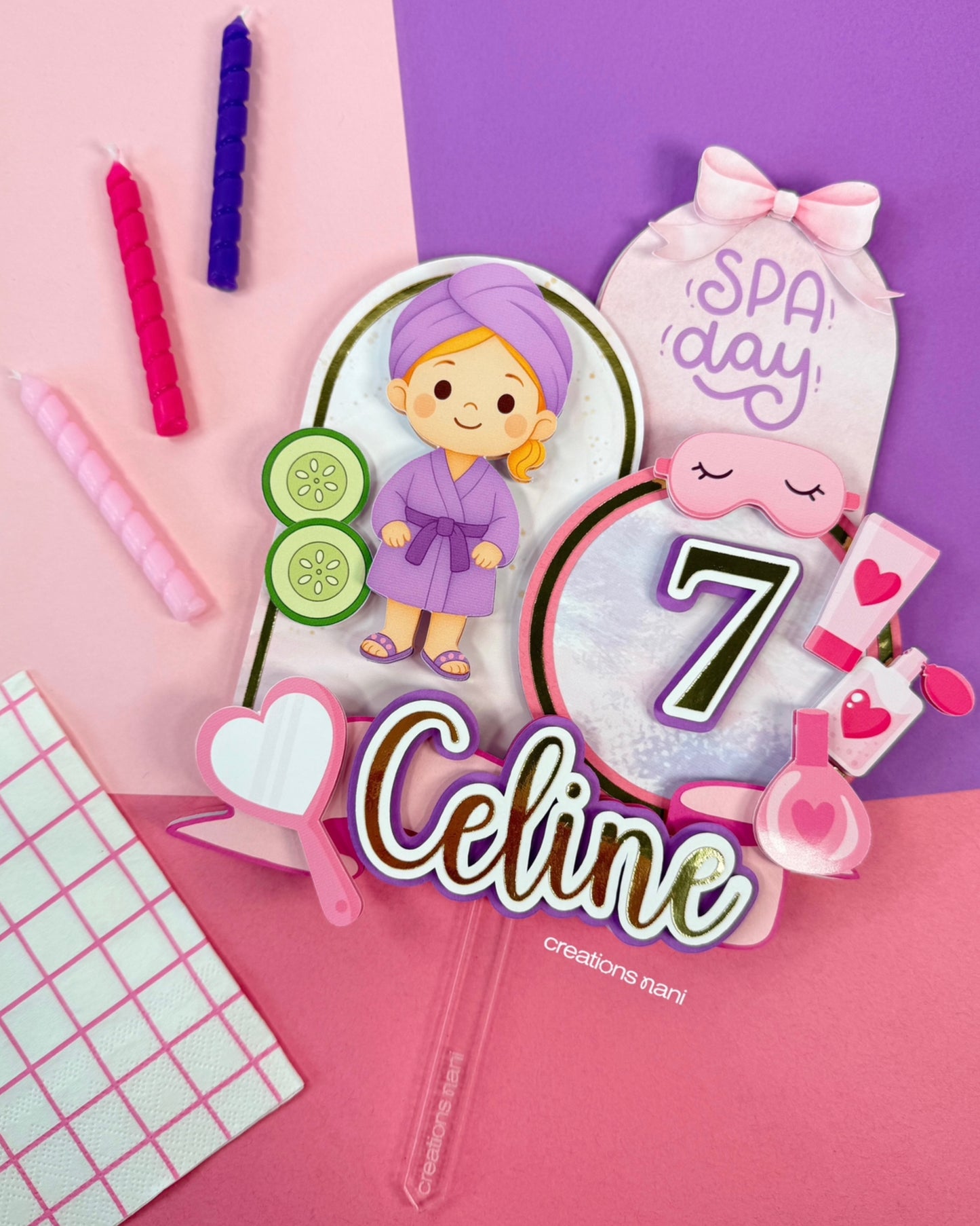 Cake Topper - Multi Panel