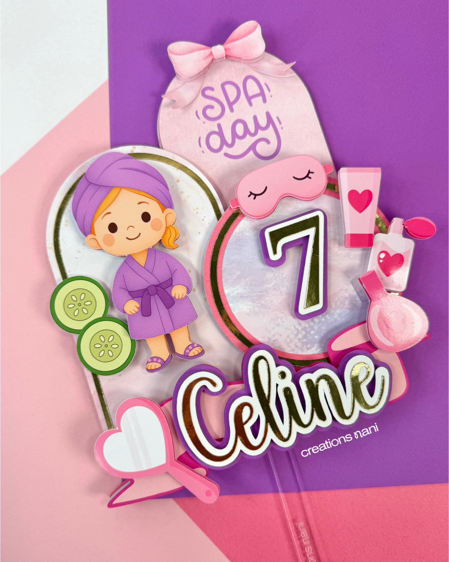 Cake Topper - Multi Panel