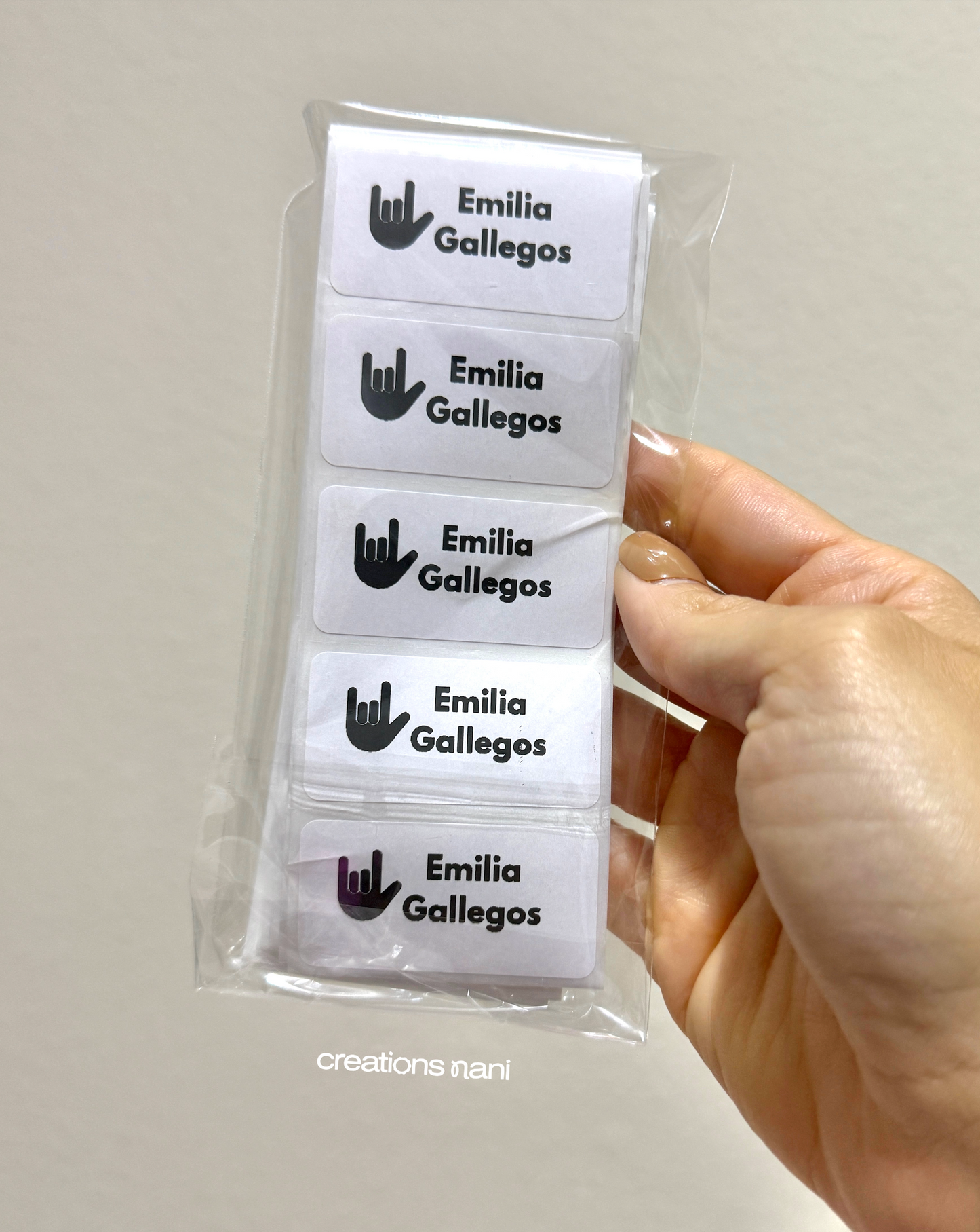 Thermal Stickers - 2x1 in (black ink)