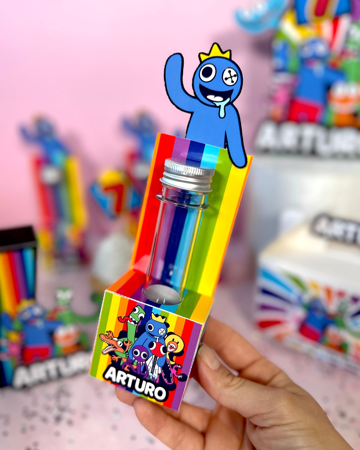 Tube Party Favor Box
