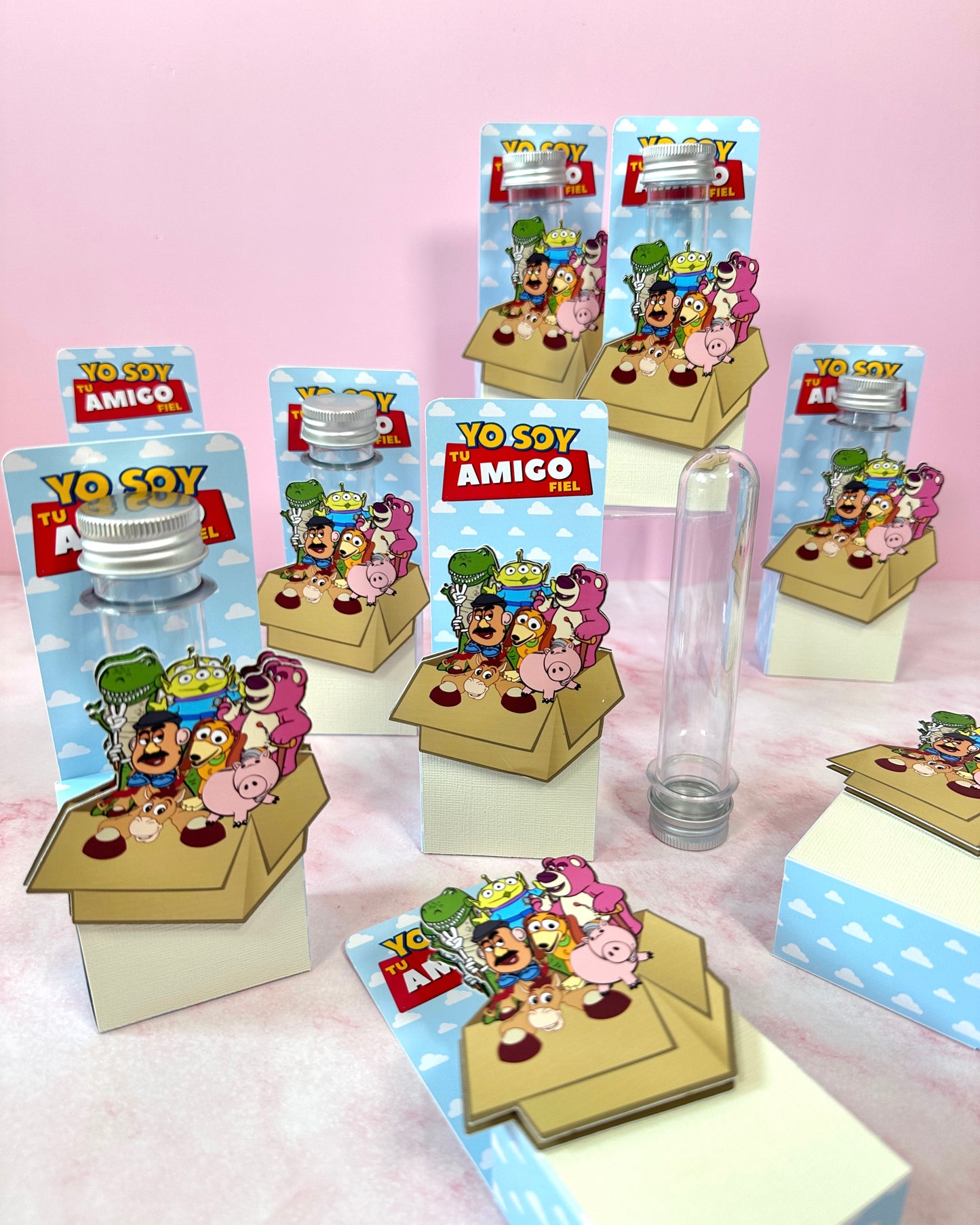 Tube Party Favor Box