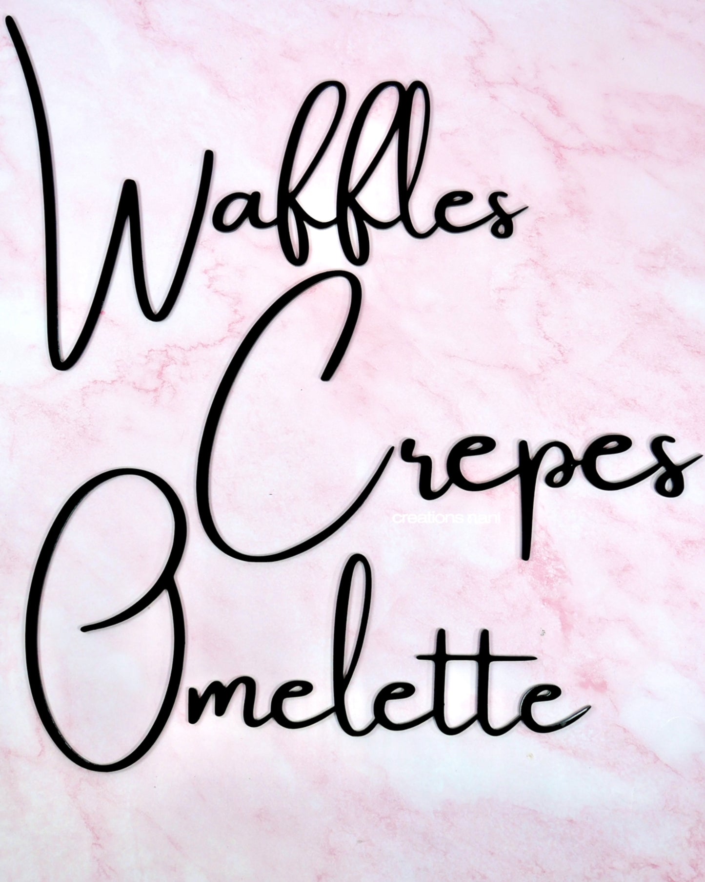 Acrylic Logo (solid color)