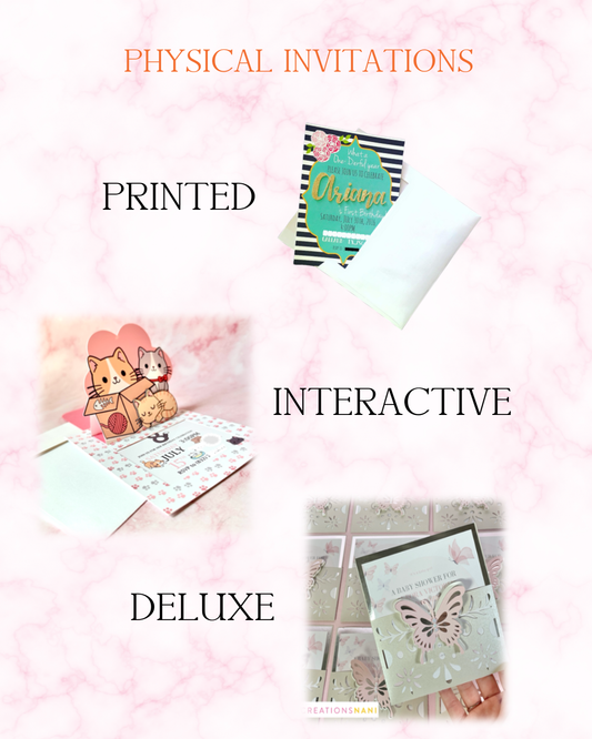 Physical Invitations - Interactive