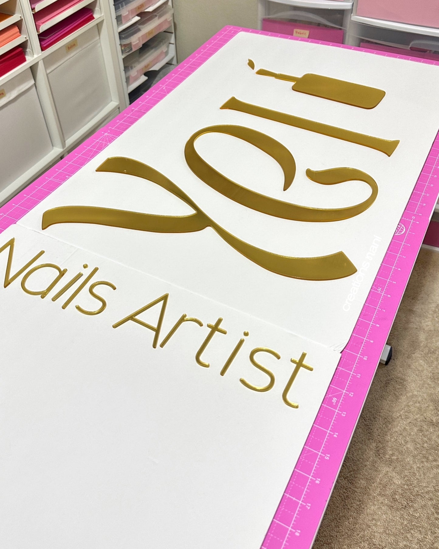 Acrylic Logo (Metallic)